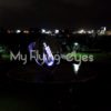 Floralis Guernica night Aerial